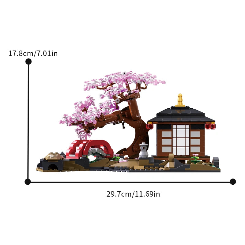 Xbert 66100 Cherry Blossom Garden Building Set