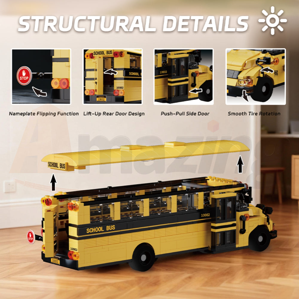 AmazingBlock 10002 The School Bus