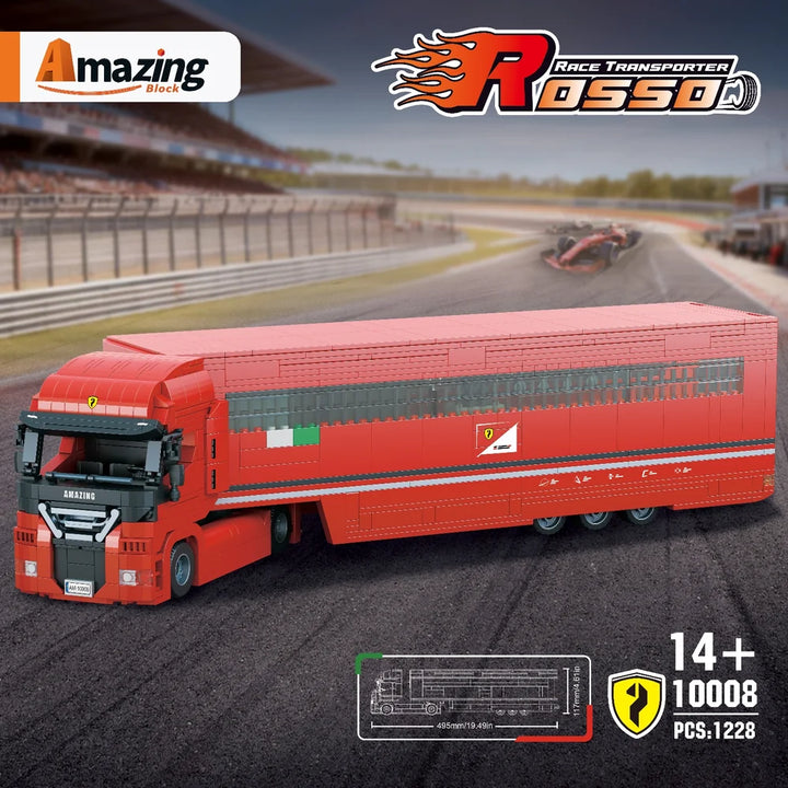 AmazingBlock MX10008 The Rosso Race Transporter