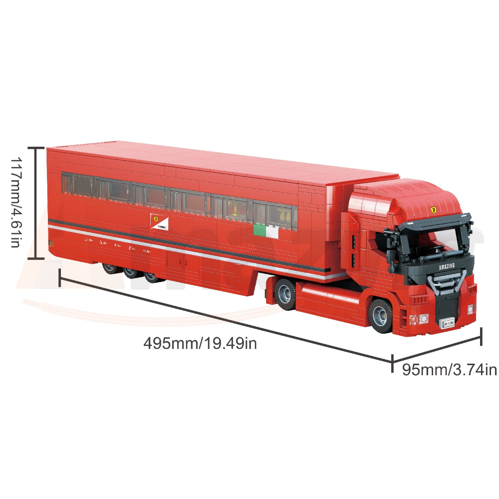 AmazingBlock 10008 The Rosso Race Transporter
