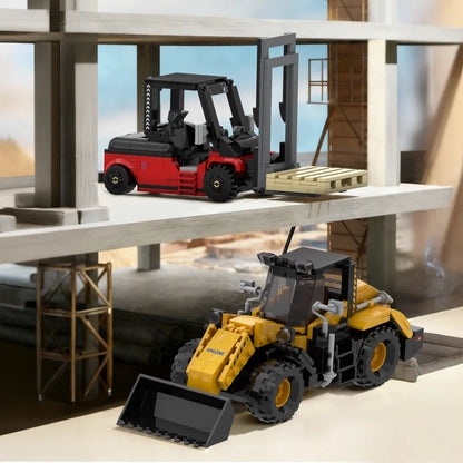 AmazingBlock MX10010 The Forklift and Loader Set