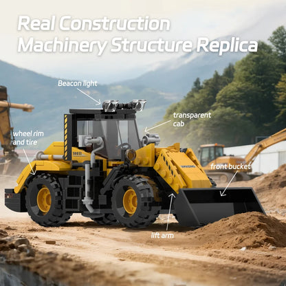 AmazingBlock MX10010 The Forklift and Loader Set