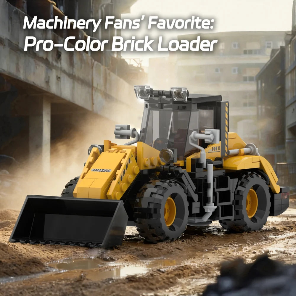 AmazingBlock MX10010 The Forklift and Loader Set