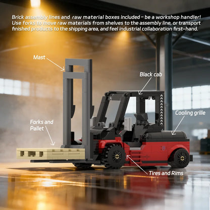 AmazingBlock MX10010 The Forklift and Loader Set