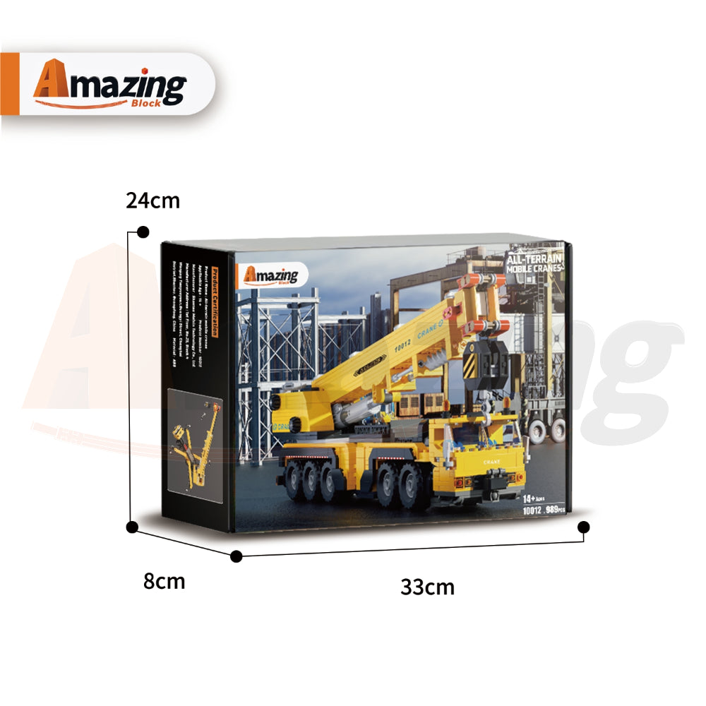 AmazingBlock 10012 The All-Terrain Mobile Cranes