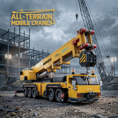 AmazingBlock 10012 The All-Terrain Mobile Cranes