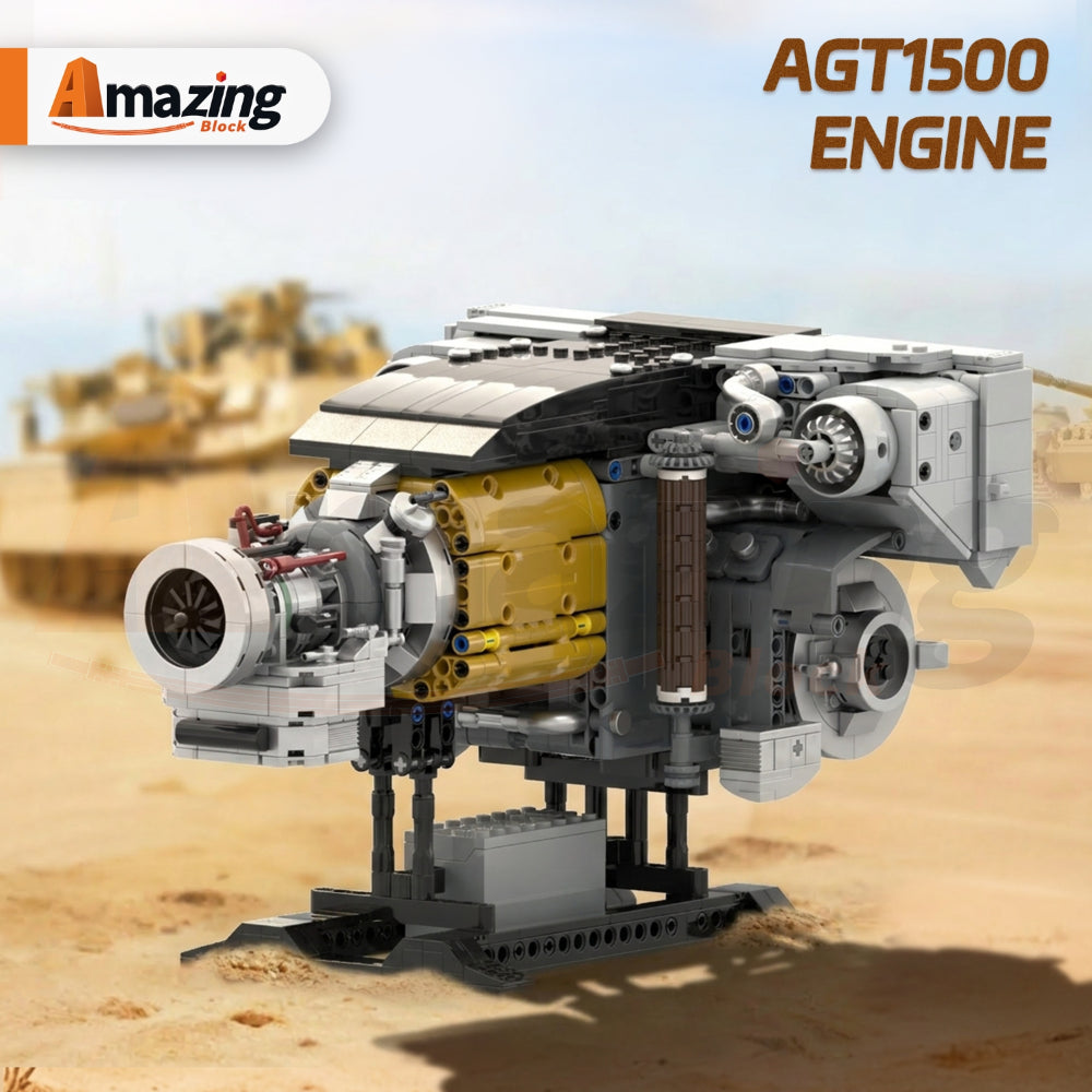 AmazingBlock 30002 The AGT1500 M1A1 Tank Engine