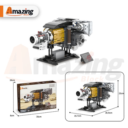 AmazingBlock 30002 The AGT1500 M1A1 Tank Engine