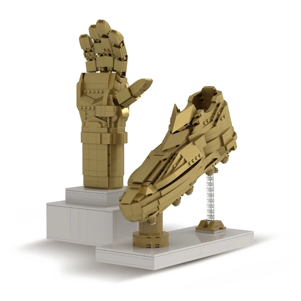 AmazingBlock MX50009 The Football Champion Trophy Set (Boot & Glove)