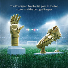 AmazingBlock MX50009 The Football Champion Trophy Set (Boot & Glove)