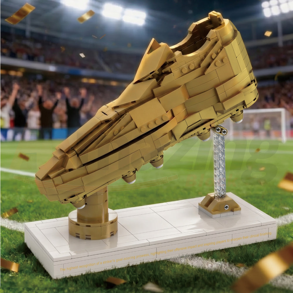 AmazingBlock 50009 The Football Champion Trophy Set (Boot & Glove)