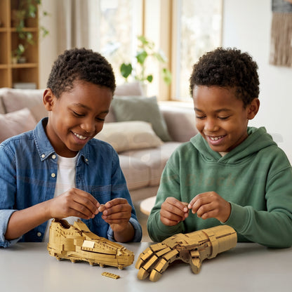 AmazingBlock 50009 The Football Champion Trophy Set (Boot & Glove)