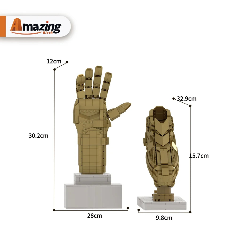 AmazingBlock MX50009 The Football Champion Trophy Set (Boot & Glove)