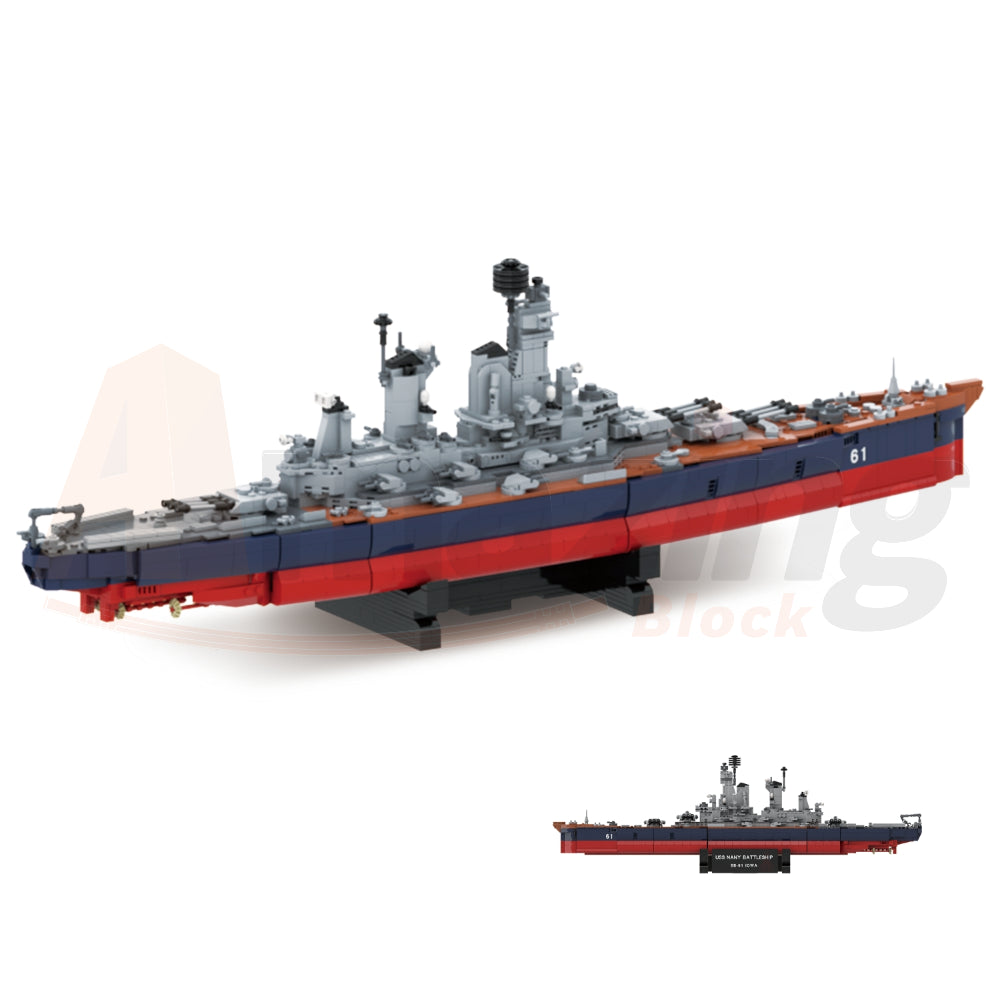 AmazingBlock 66003 The USS Iowa Battleship