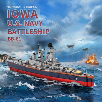 AmazingBlock 66003 The USS Iowa Battleship
