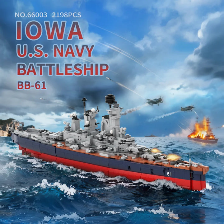 AmazingBlock MX66003 The USS Iowa Battleship