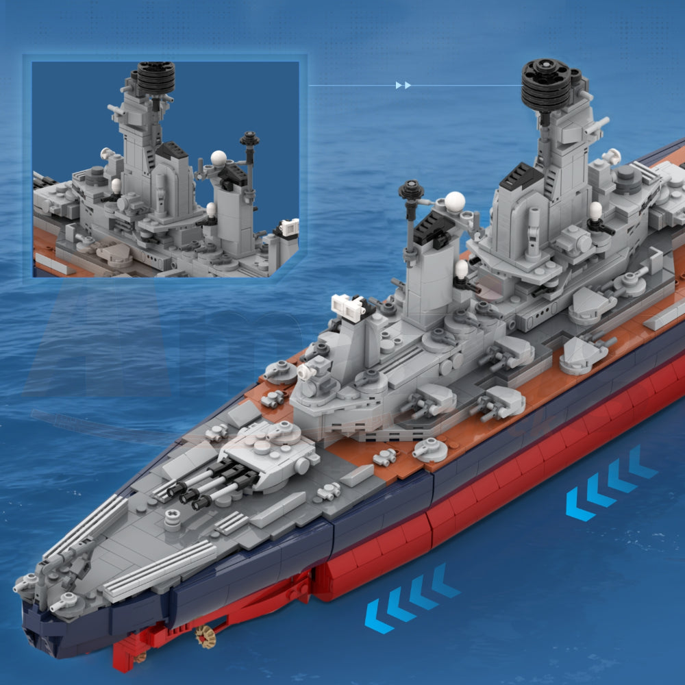 AmazingBlock 66003 The USS Iowa Battleship