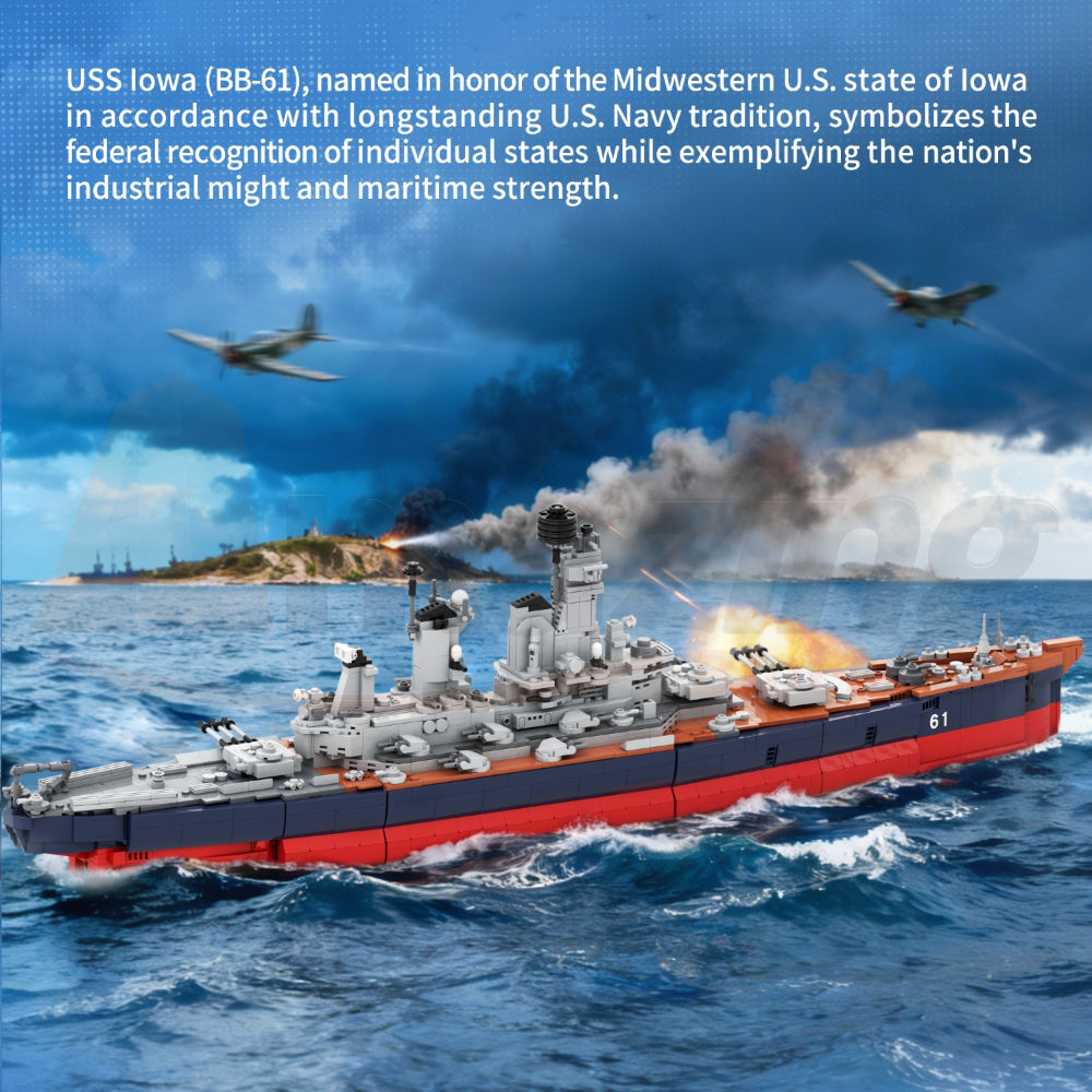 AmazingBlock 66003 The USS Iowa Battleship