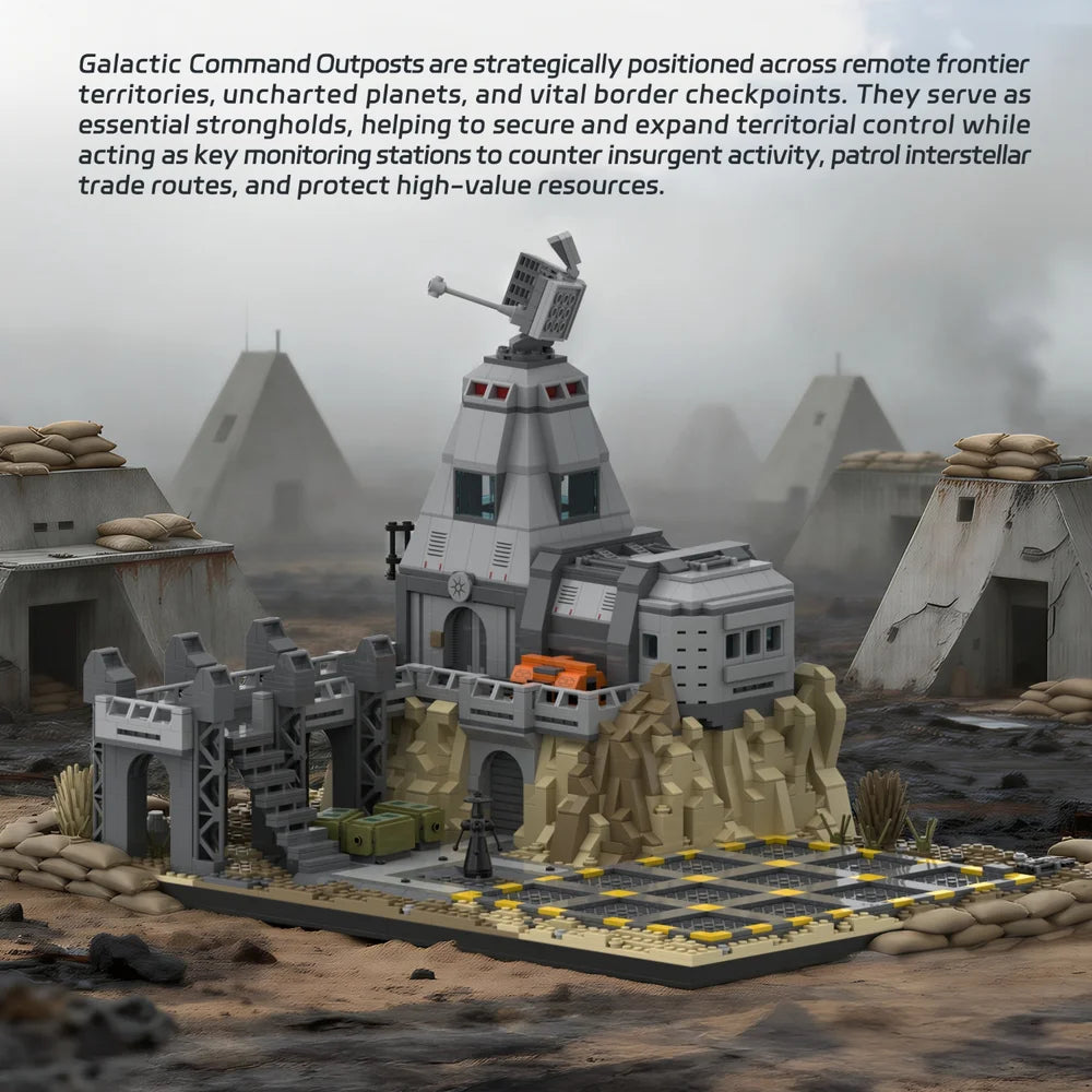 AmazingBlock MX90009 The Galactic Command Outpost