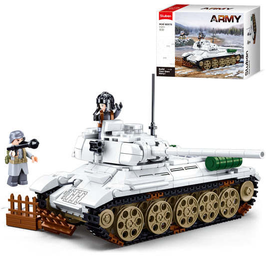 T34-85 Armeepanzer-Bausatz, 518 Teile