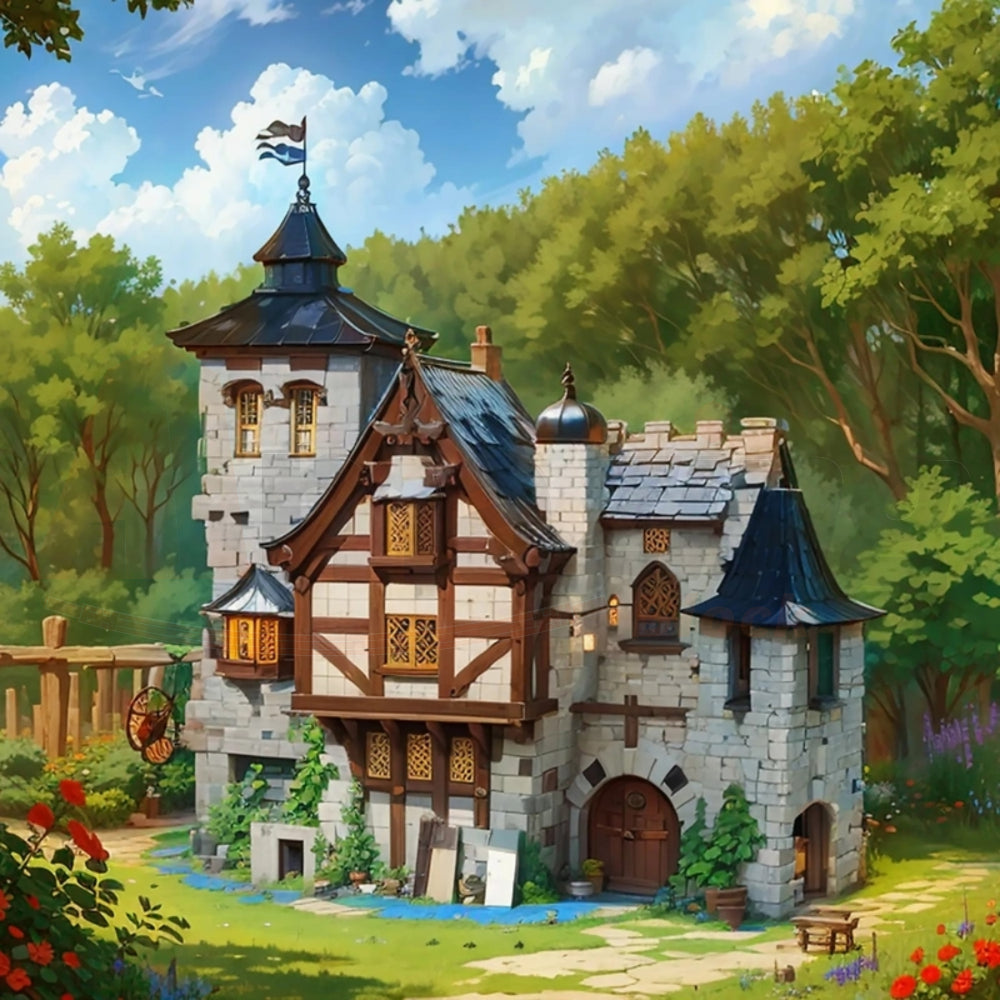 BAKA 33924 The Medieval Forest Castle