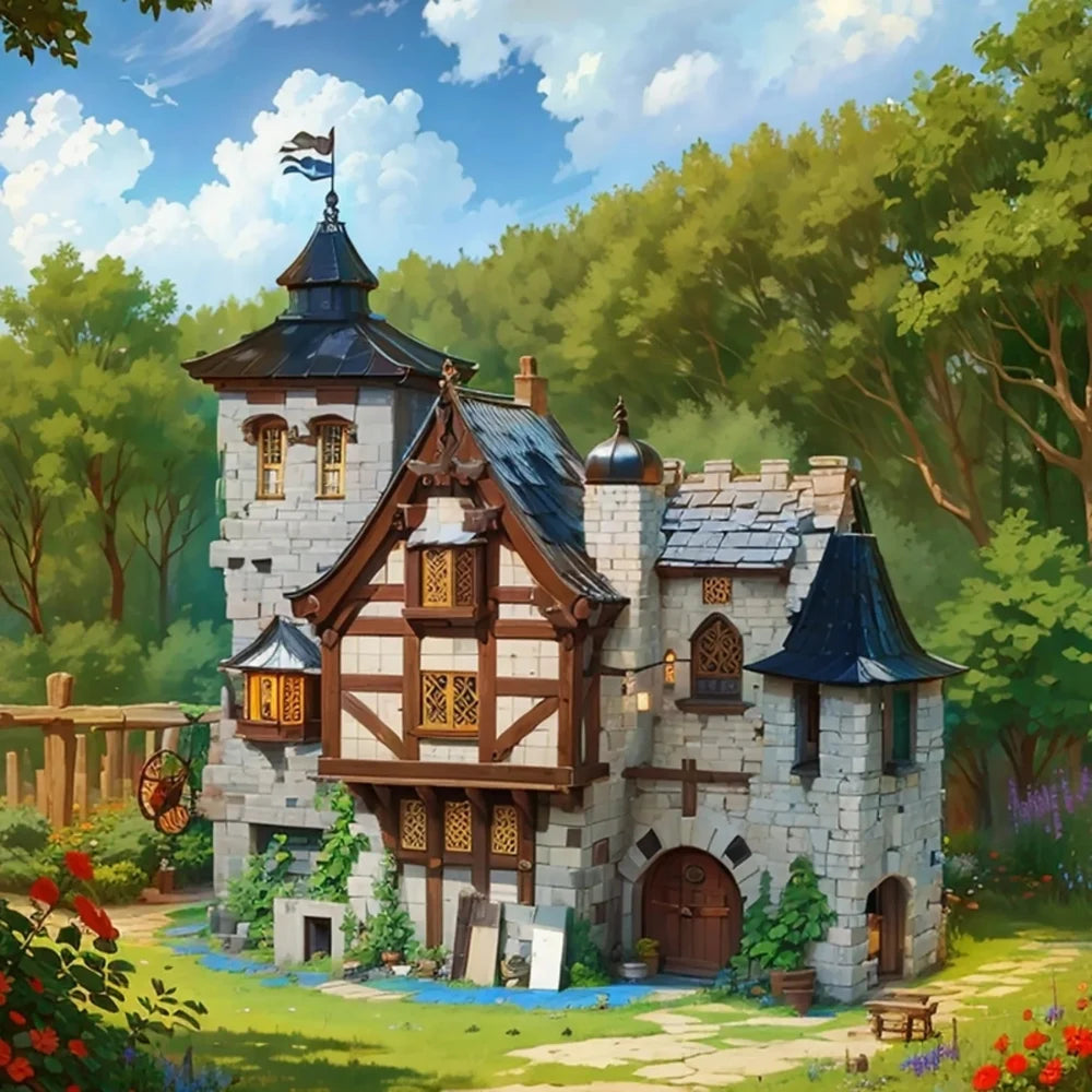 BAKA BK33924 The Medieval Forest Castle