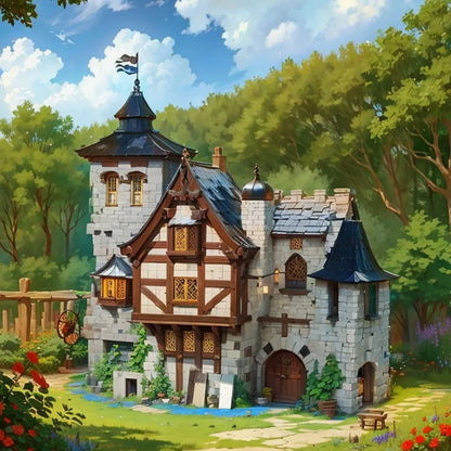 BAKA BK33924 The Medieval Forest Castle