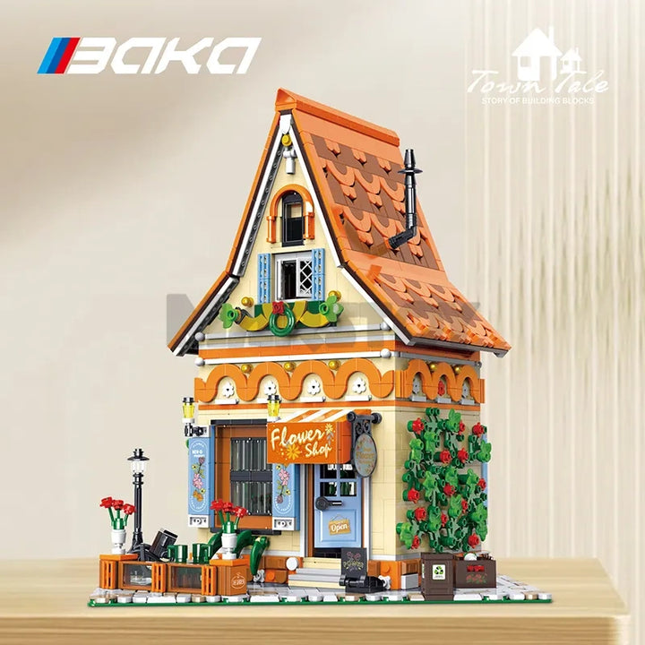 BAKA BK33206 The Magic Flower Workshop building block set – image 2
