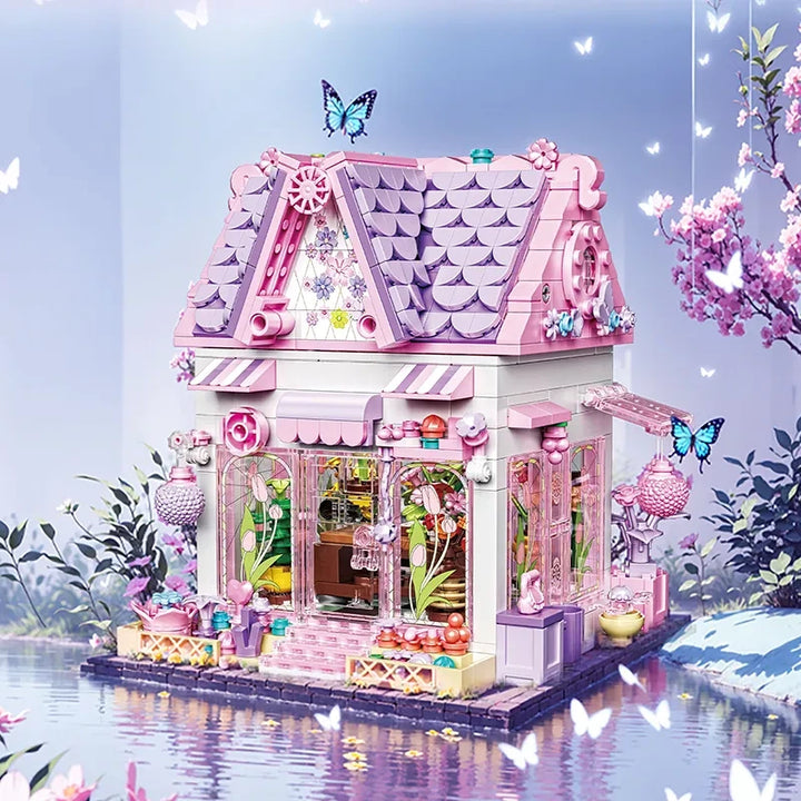BAKA BK33223 The Romantic Flower House building block set – image 2