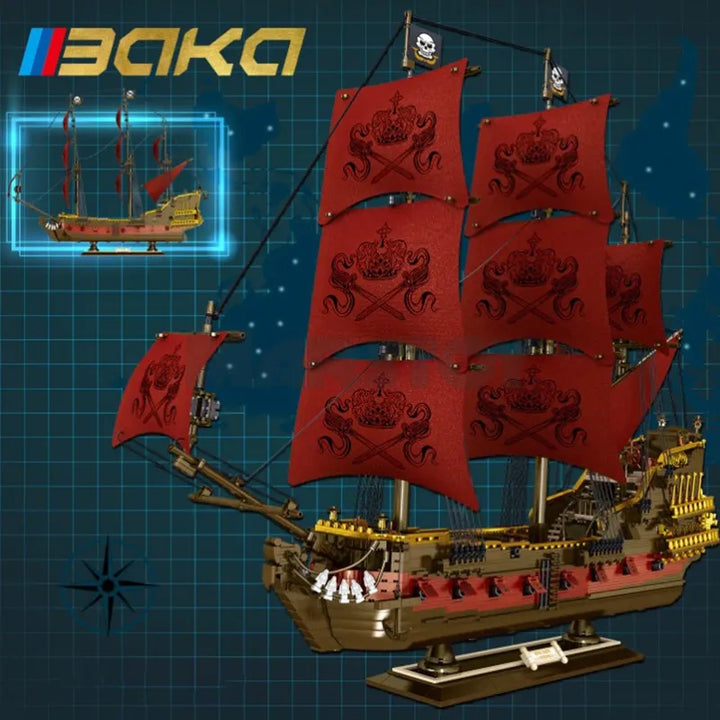 BAKA BK33306 The Queen Anne's Revenge building block set – image 2