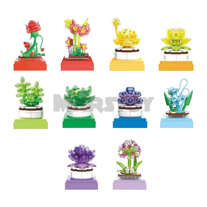 BAKA BK33803 The Succulent Plants building block set