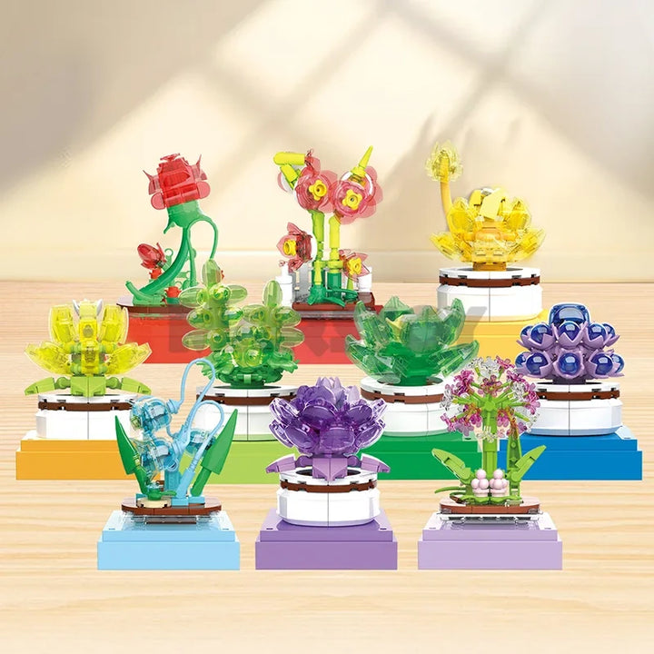 BAKA BK33803 The Succulent Plants building block set – image 2