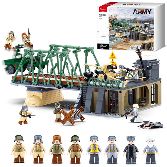 Army Militärstützpunkt-Bausatz, 769 Teile