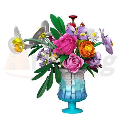FreeTribe 11008 The Ice Blue Bouquet