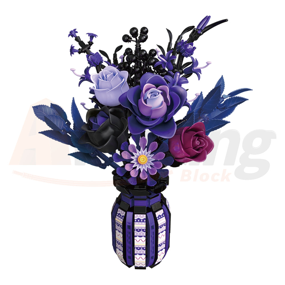 FreeTribe 11010 The Purple Floral Whisper