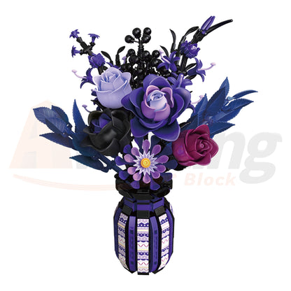 FreeTribe 11010 The Purple Floral Whisper