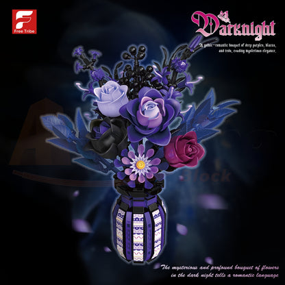 FreeTribe 11010 The Purple Floral Whisper