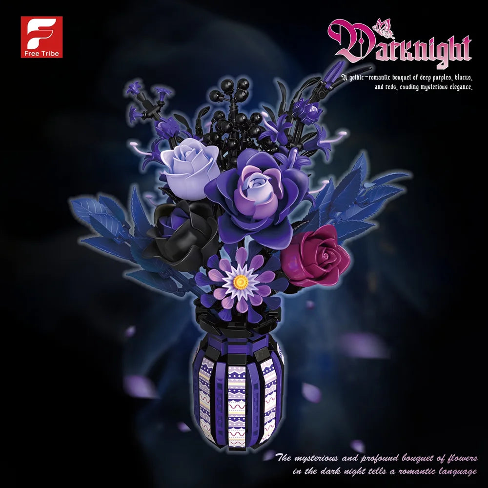 FreeTribe ZYBL-11010 The Purple Floral Whisper