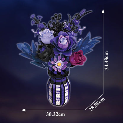 FreeTribe ZYBL-11010 The Purple Floral Whisper