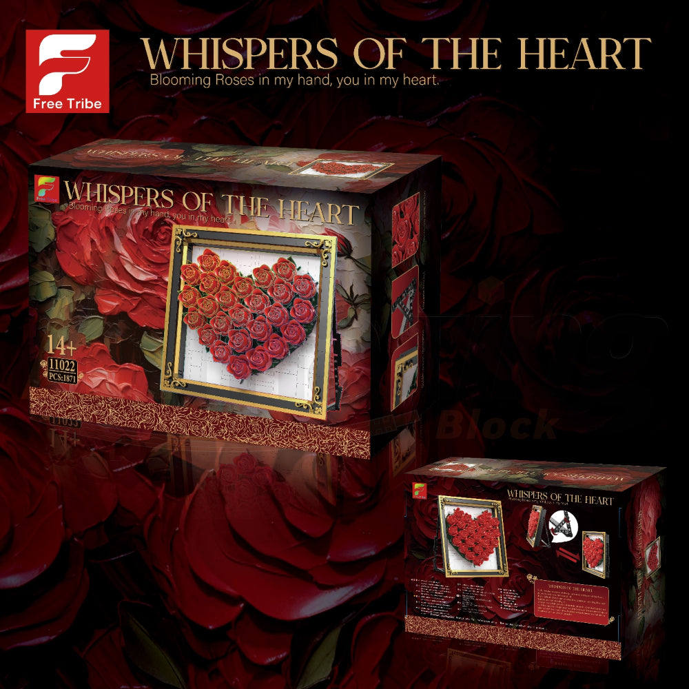 FreeTribe 11022 The Rose Heart Photo Frame