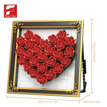 FreeTribe ZYBL-11022 The Rose Heart Photo Frame