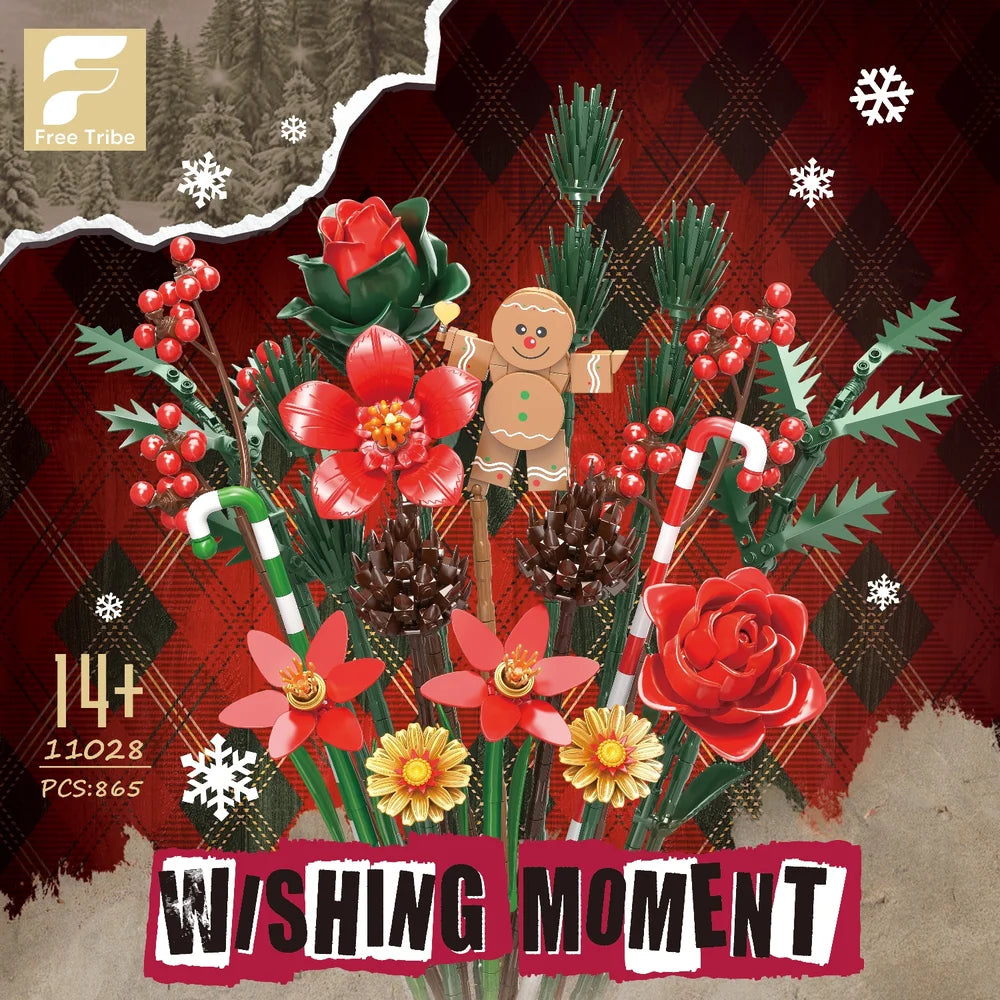 FreeTribe ZYBL-11028 The Christmas Gingerbread Bouquet