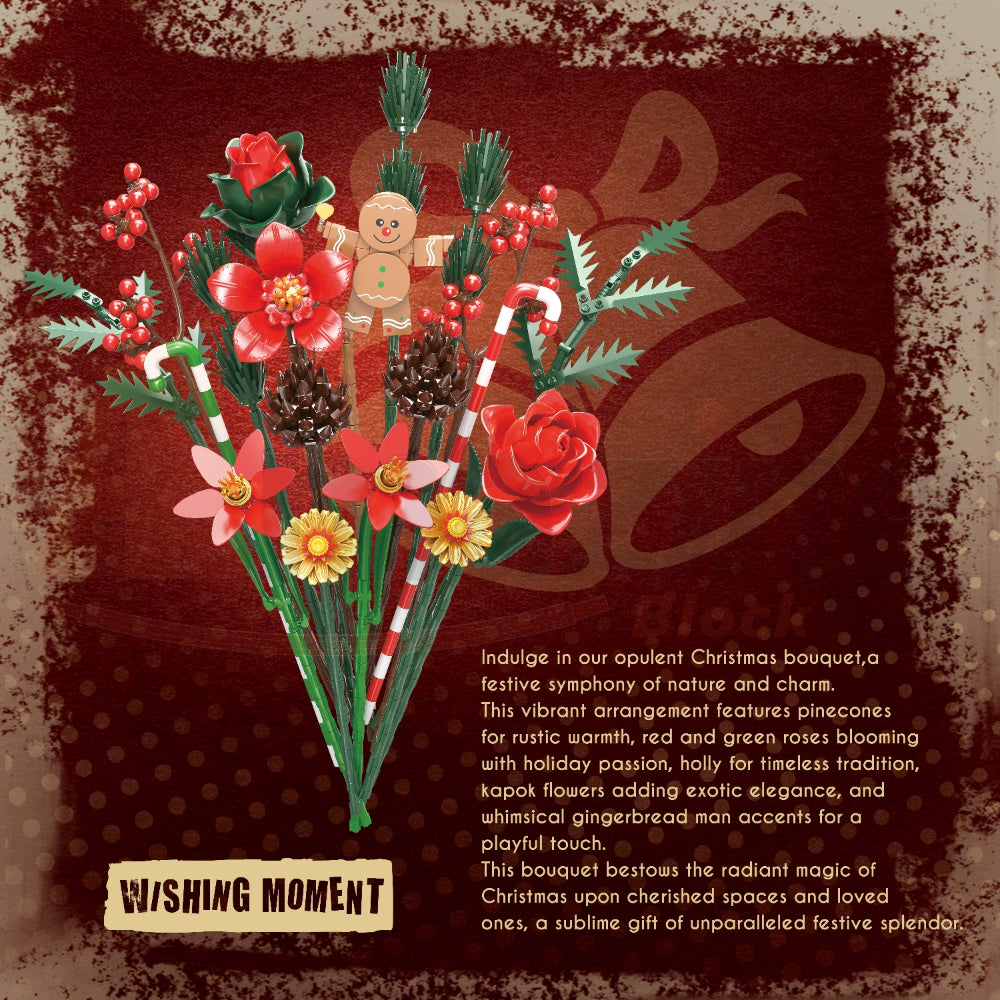 FreeTribe 11028 The Christmas Gingerbread Bouquet
