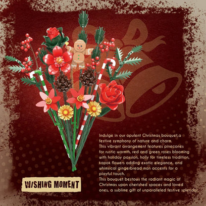 FreeTribe ZYBL-11028 The Christmas Gingerbread Bouquet