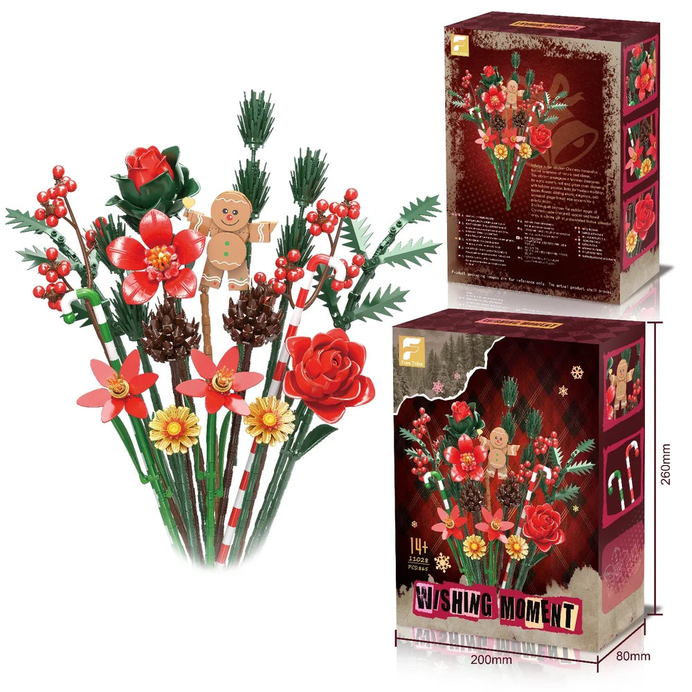 FreeTribe ZYBL-11028 The Christmas Gingerbread Bouquet
