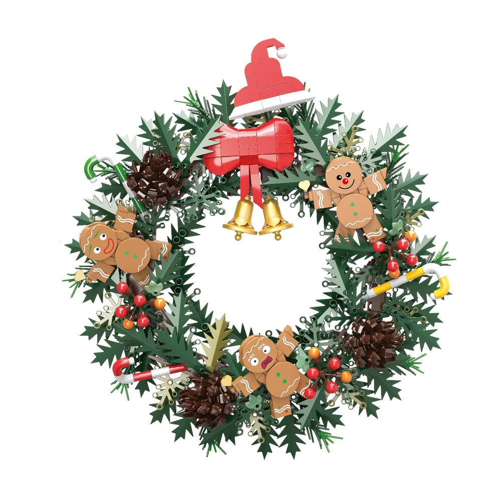 FreeTribe ZYBL-11029 The Christmas Gingerbread Wreath