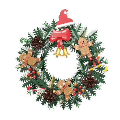 FreeTribe ZYBL-11029 The Christmas Gingerbread Wreath