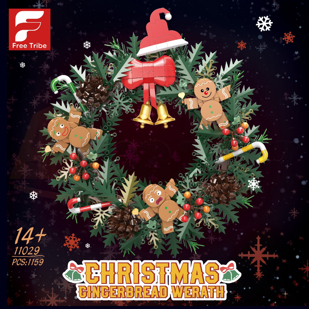FreeTribe 11029 The Christmas Gingerbread Wreath