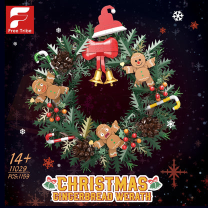 FreeTribe 11029 The Christmas Gingerbread Wreath