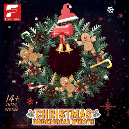 FreeTribe ZYBL-11029 The Christmas Gingerbread Wreath